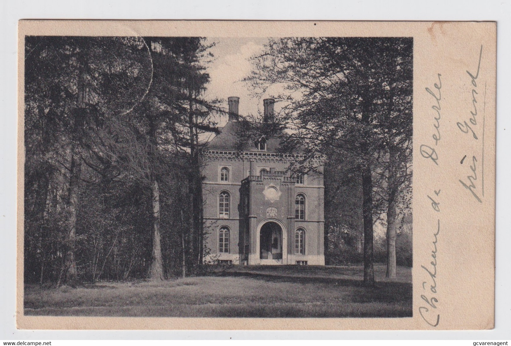 CHATEAU DE DEURLE  DELAFAILLE   2 SCANS - Sint-Martens-Latem