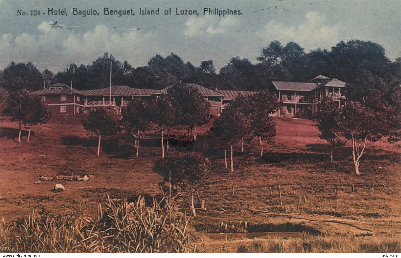 Hotel Baguio In Benguet Edit Lambert  Hand Colored . - Philippines