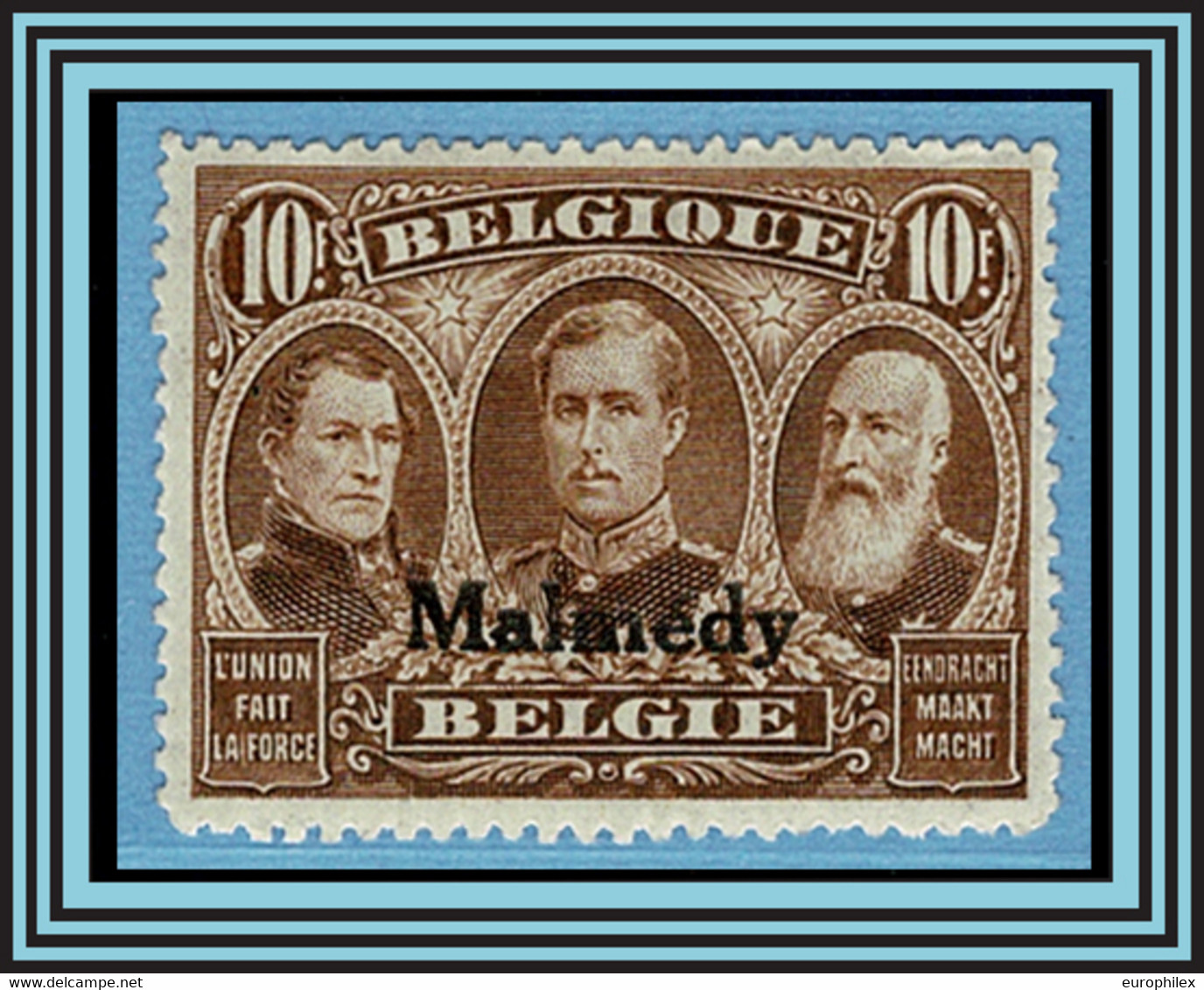 Belgische Besetzung Malmedy 14 * = Occupation Belgie / Belgique OCB Bz 87 / Yvert 35 Neuf = Belgium Scott #1N58 Mlh - OC55/105 Eupen & Malmédy