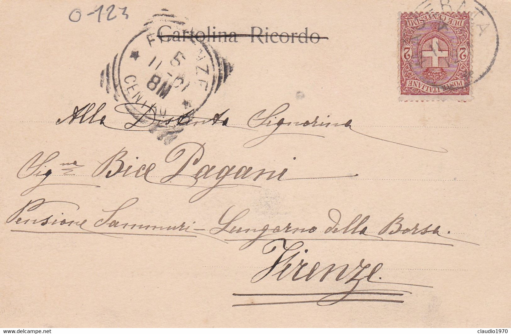 MACERATA - CARTOLINA - R. LICEO-GINNASIO G. LEOPARDI E CONVITTO NAZIONALE - VIAGGIATA PER FIRENZE - Macerata