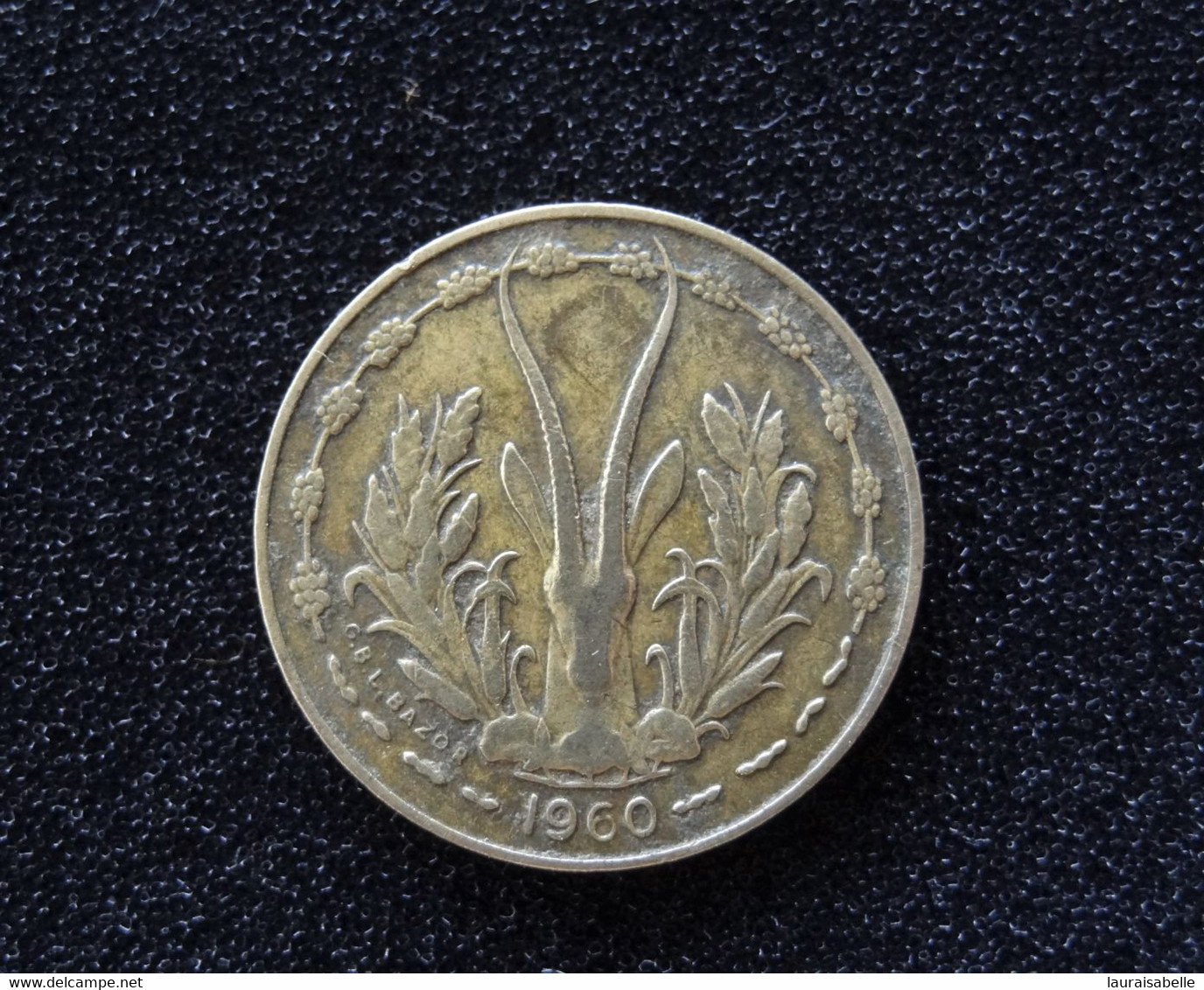 Banque Centrale Des Etats D'Afrique De L'Ouest 5 Francs 1960 CBL Blazor - Oost-Afrika & Protectoraat Van Uganda