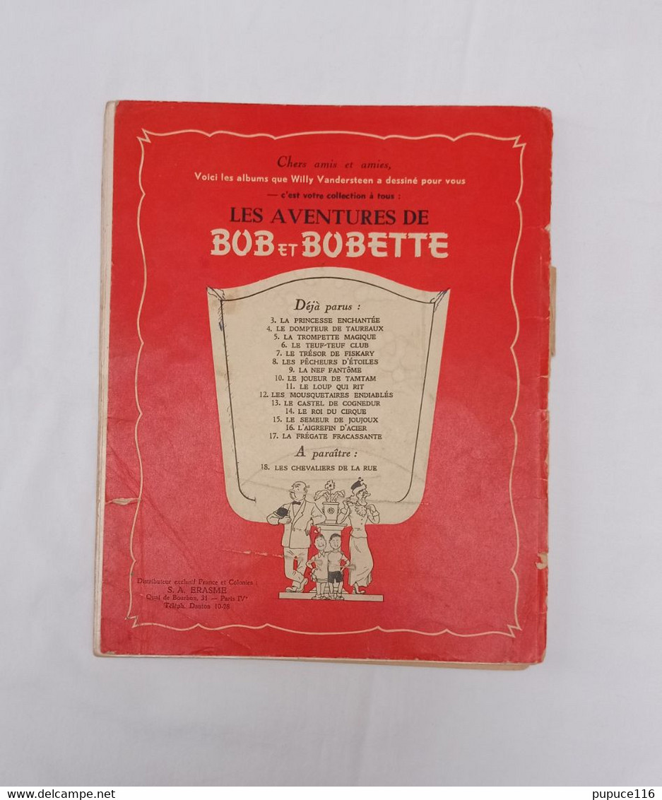 BOB et BOBETTE, " Le dompteur de taureaux ", Willy Vandersteen