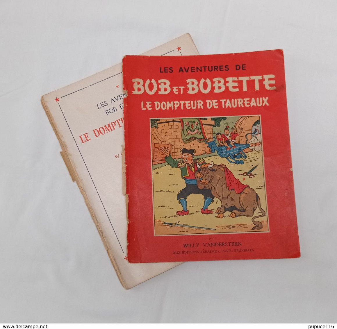 BOB et BOBETTE, " Le dompteur de taureaux ", Willy Vandersteen