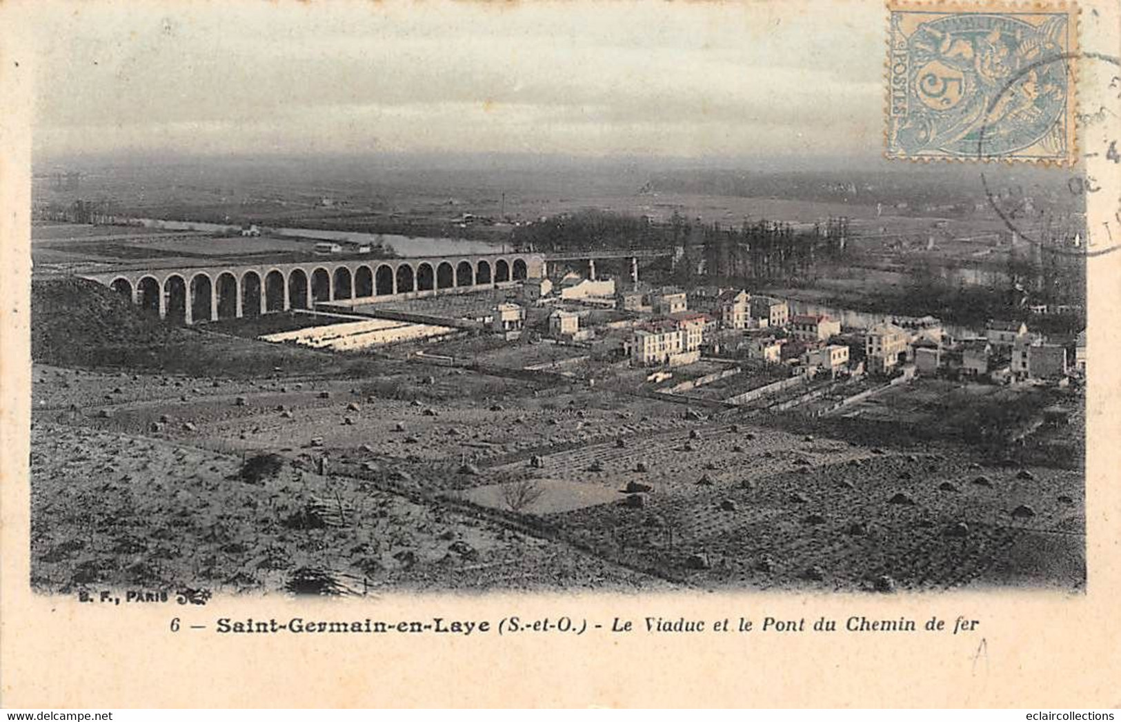 St Germain En Laye          78         Viaduc Et Pont De Chemin De Fer   (voir Scan) - St. Germain En Laye