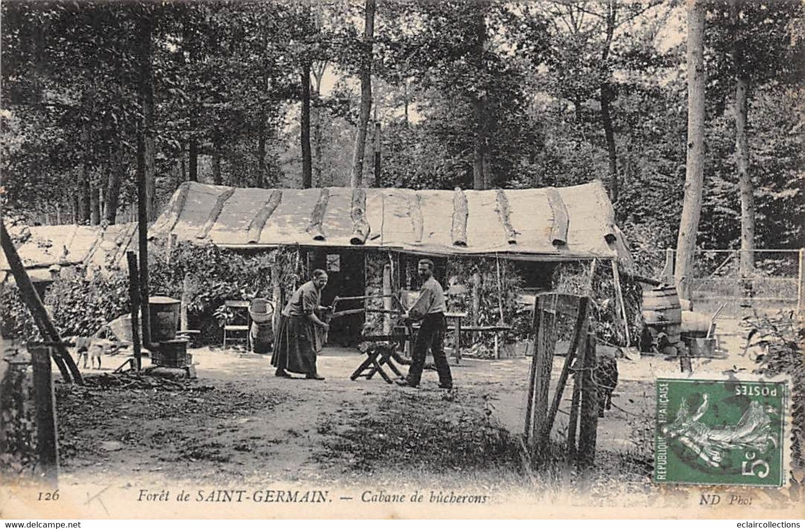 St Germain En Laye          78        Cabane De Bûcherons      (voir Scan) - St. Germain En Laye