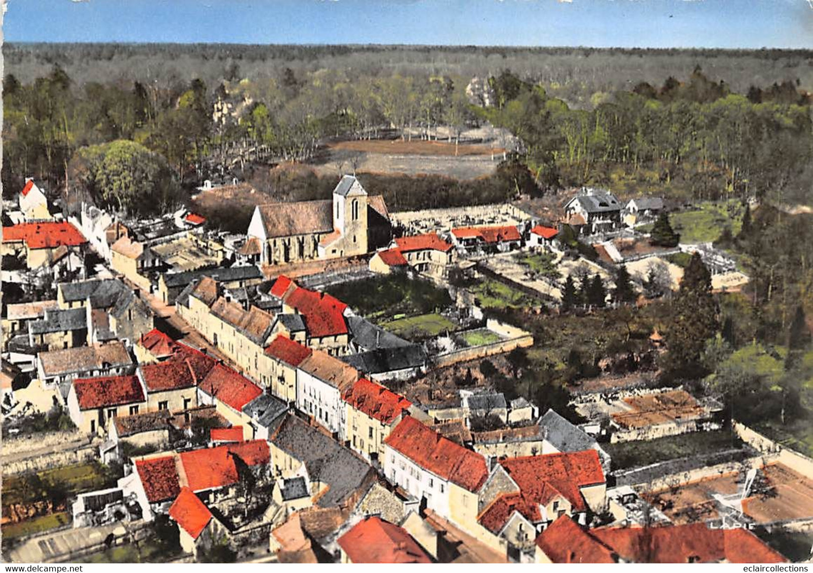 Saint Léger En Yvelines          78        Vue Aérienne     10x 15 -  1964    (voir Scan) - St. Leger En Yvelines