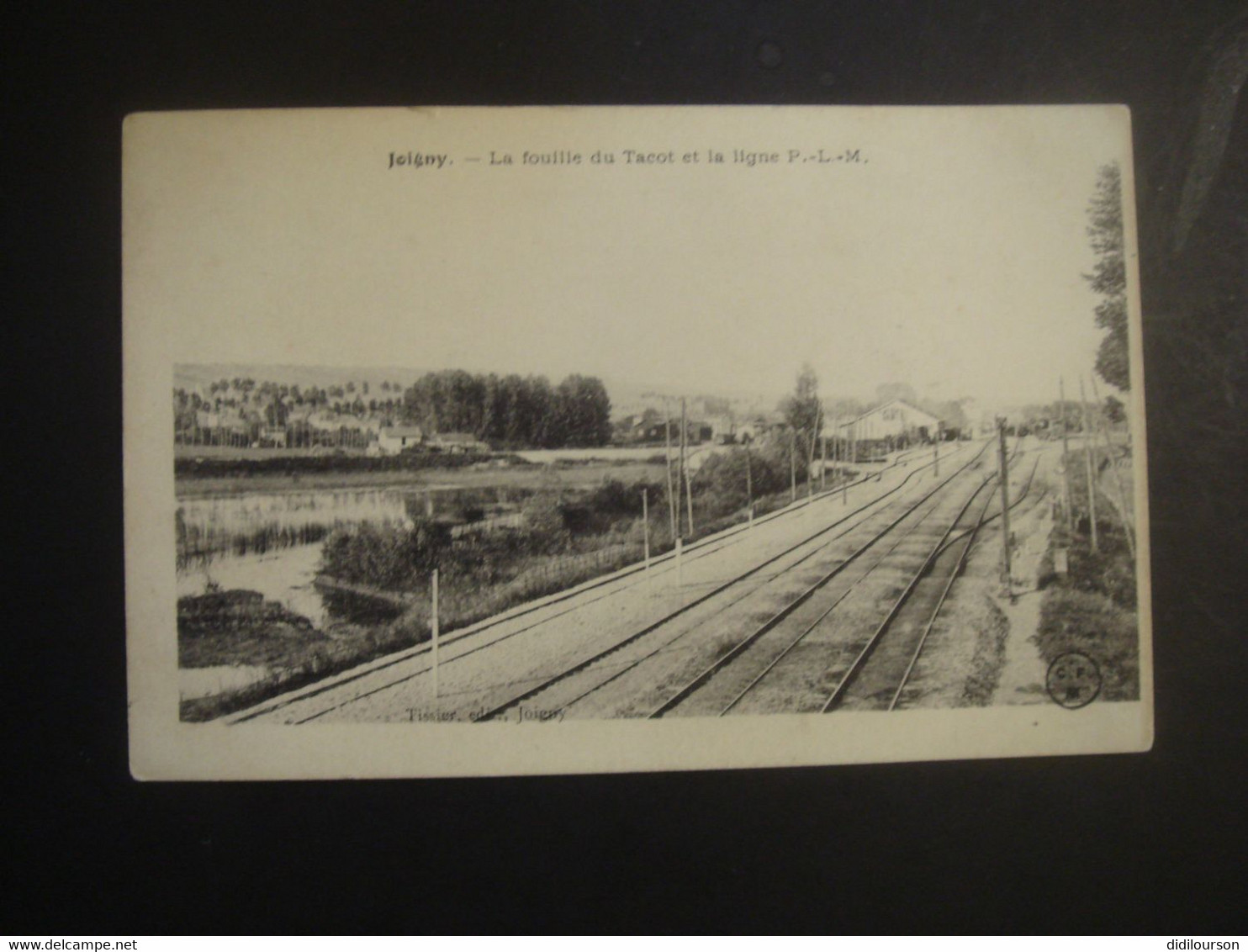 Cpa Joigny La Fouille Du Tacot Et La Ligne PLM - Joigny