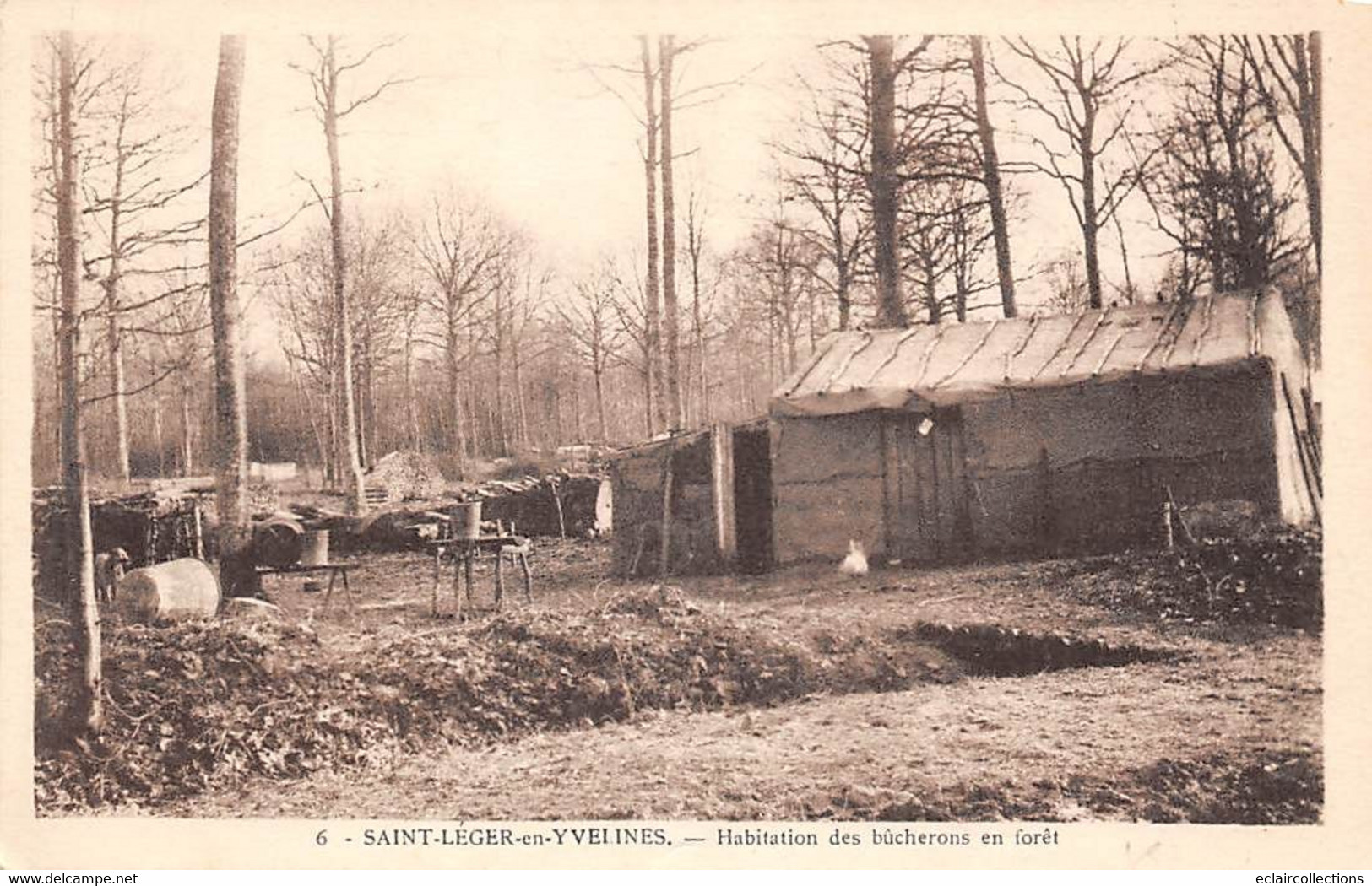 Saint Léger En Yvelines          78        Habitation De Bûcherons En Forêt         (voir Scan) - St. Leger En Yvelines