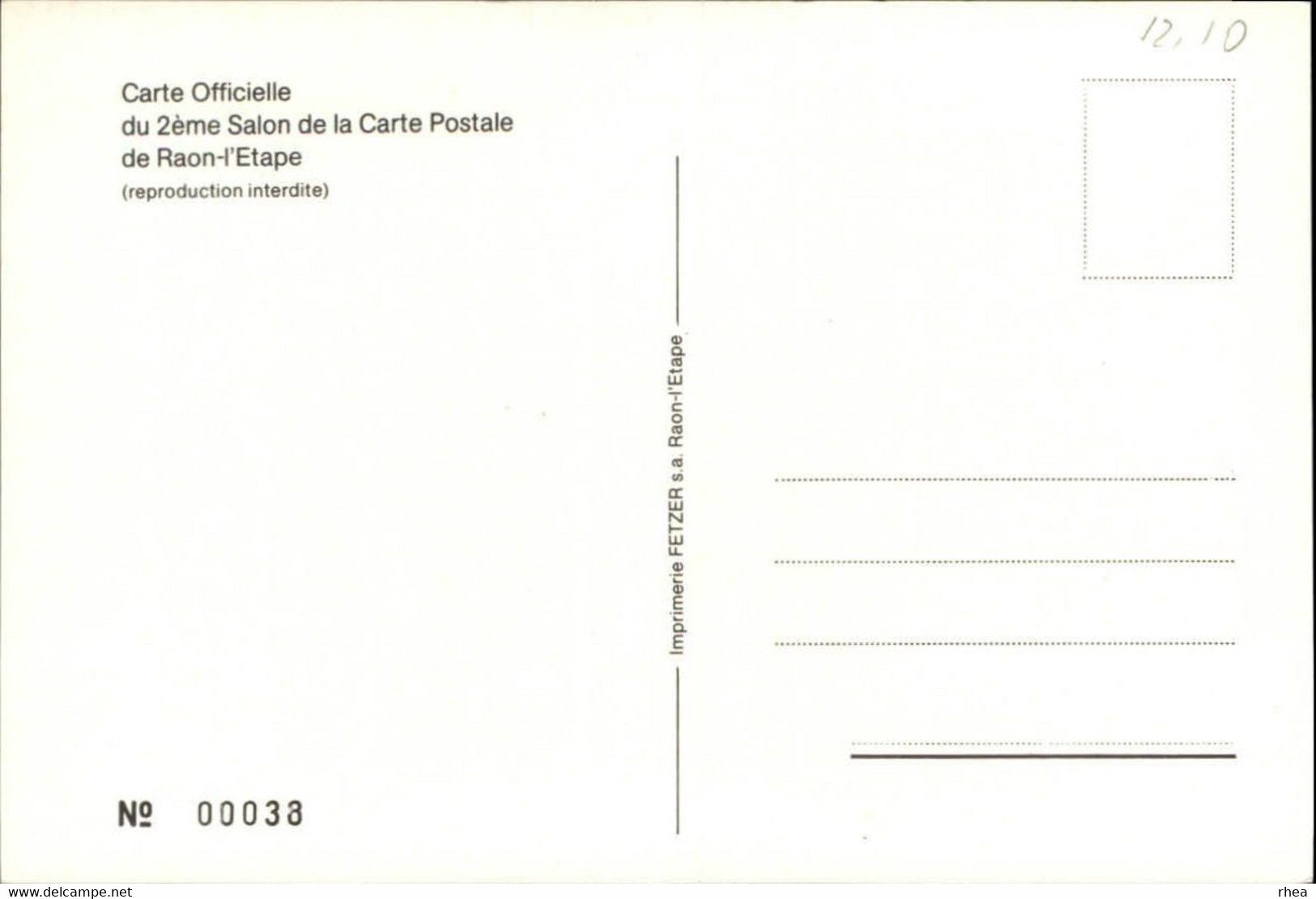 SALONS DE COLLECTIONS - 2 Cartes - Salon De Cartes Postales -  88 RAON L'ETAPE - 1984 Et 1982 - Bourses & Salons De Collections
