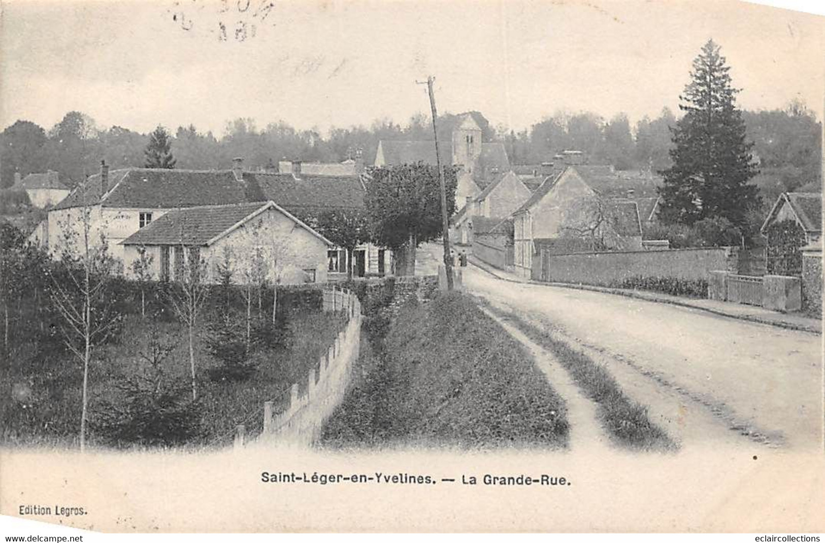 Saint Léger En Yvelines          78        La Grande Rue.          (voir Scan) - St. Leger En Yvelines