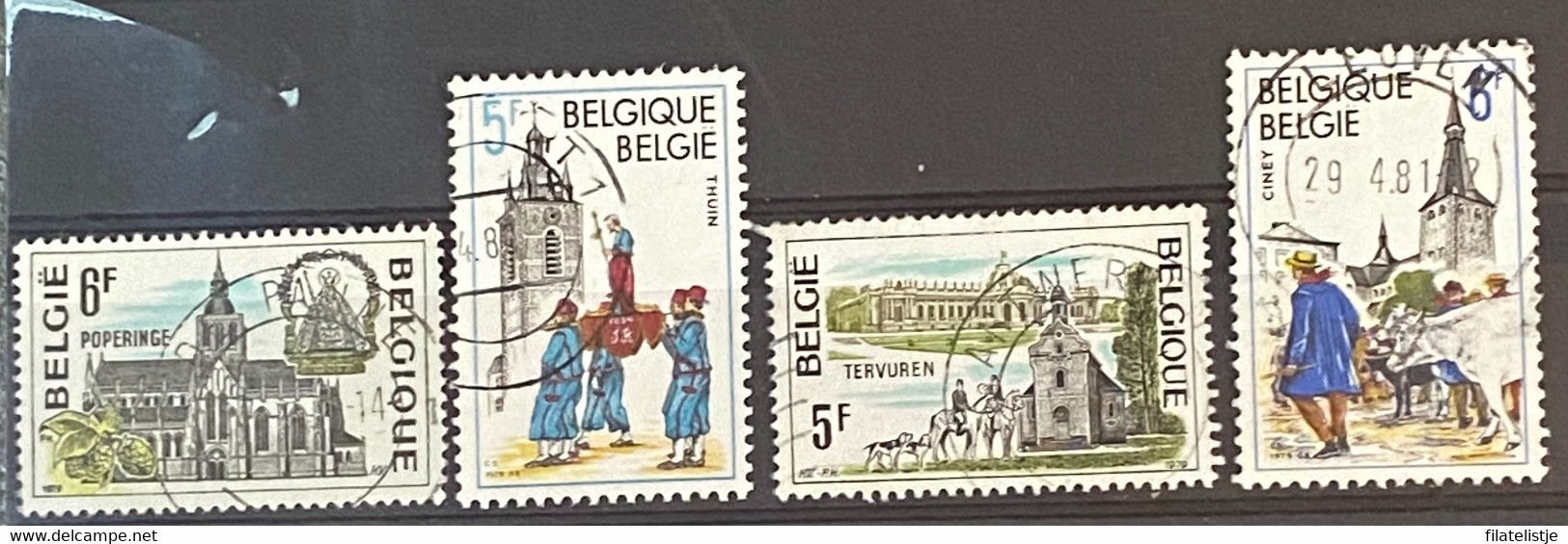 België Zegel Nrs 1947 - 1950 Used - Andere & Zonder Classificatie
