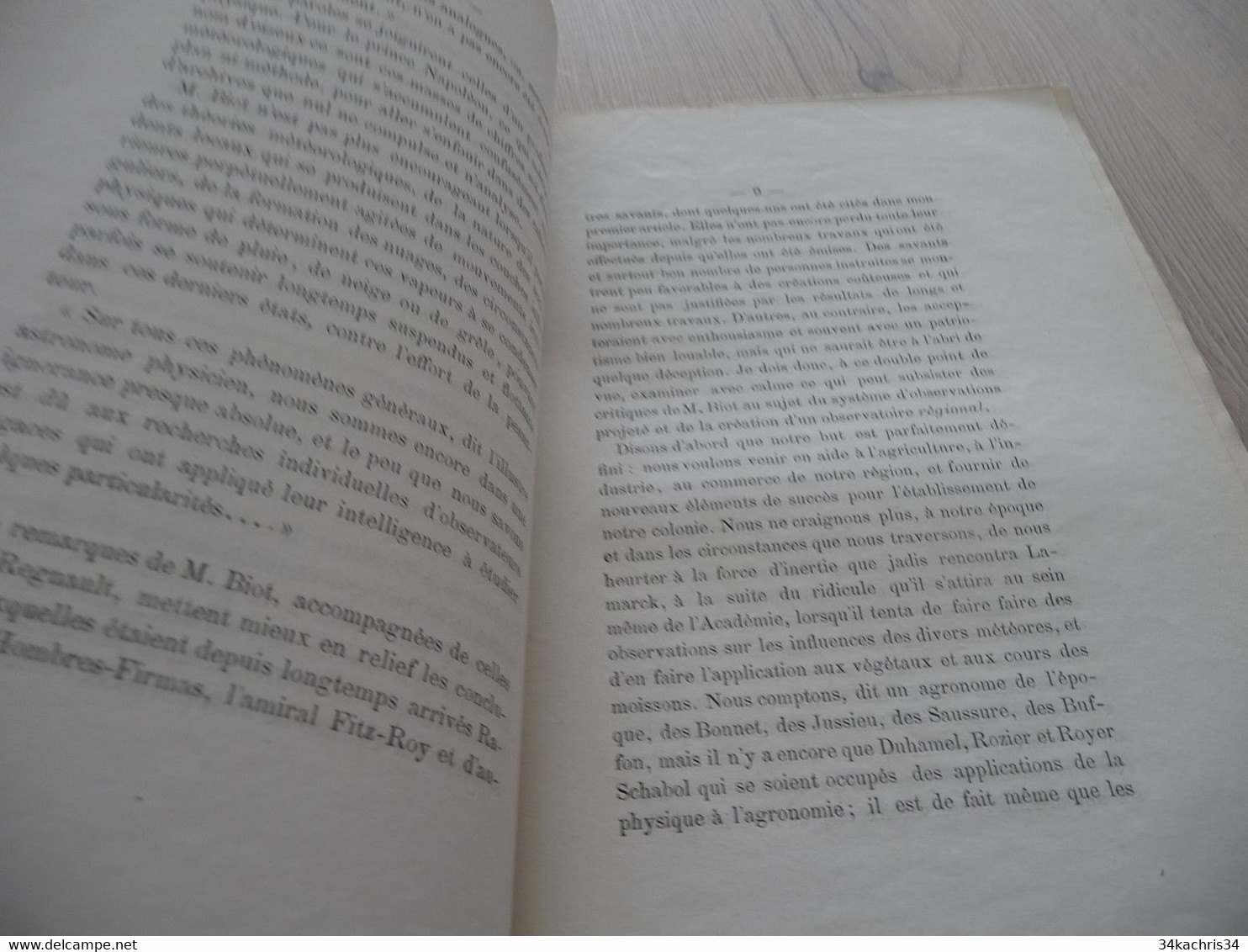 H.VIGUIER Météorologie Du Languedoc Importance D'un Observatoire Dans Les Cévennes Montpellier 1879 - Languedoc-Roussillon