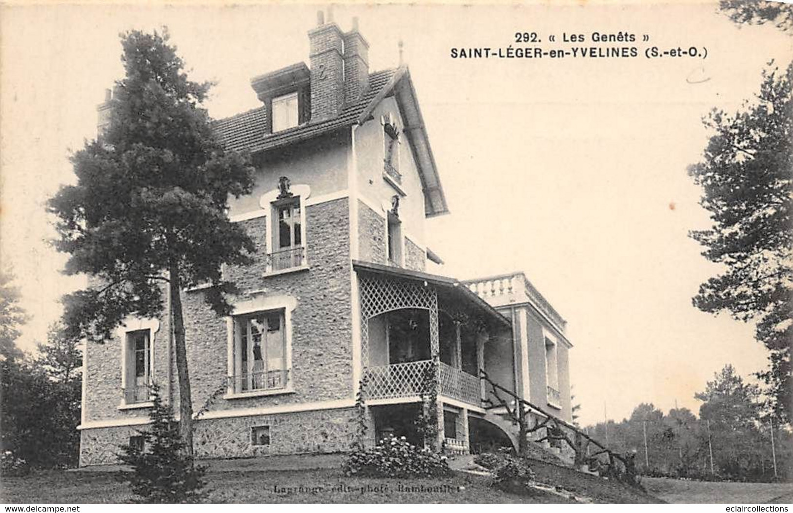 Saint Léger En Yvelines          78         Chalet   Les Genêts       (voir Scan) - St. Leger En Yvelines