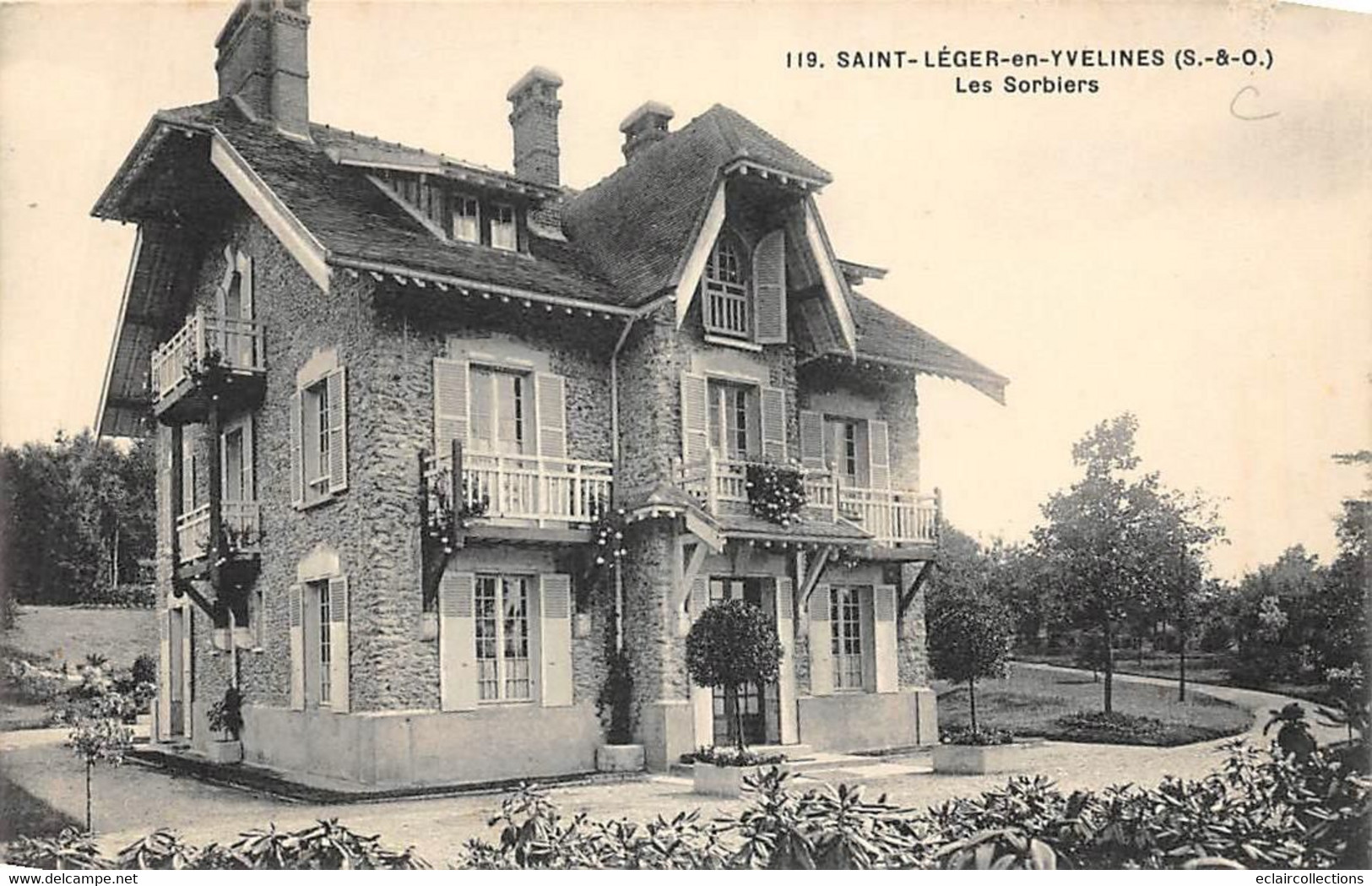 Saint Léger En Yvelines          78        Chalet   Les Sorbiers        (voir Scan) - St. Leger En Yvelines