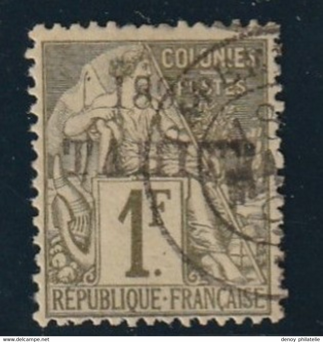 Tahiti N° 30 Oblitéré Premier Choix , Oblitération Lisible - Used Stamps