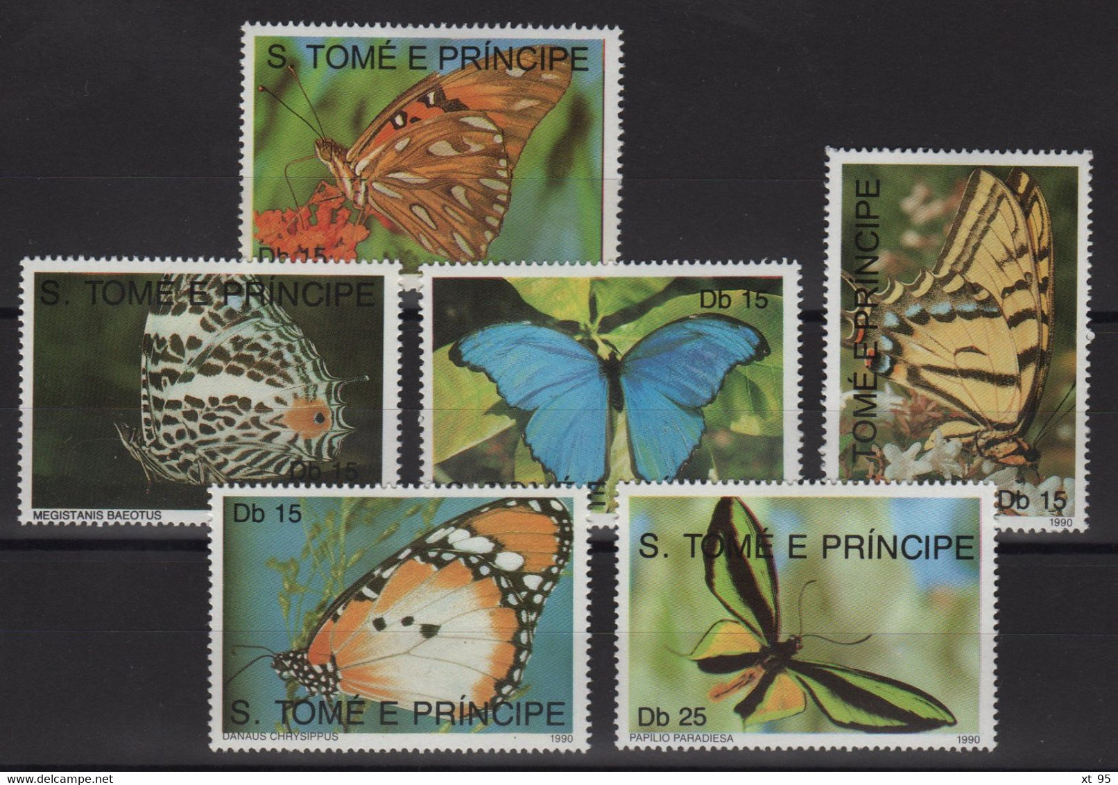 Sao Tome Et Principe - N°980 à 985 - Faune - Papillons - Cote 14€ - * Neuf Avec Trace De Charniere - Sao Tome And Principe