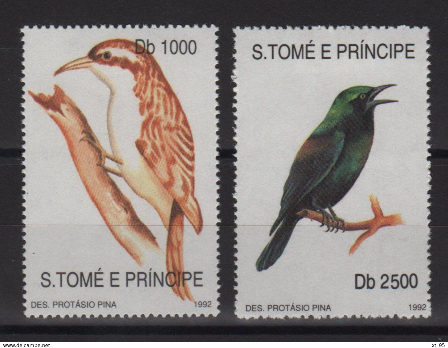 Sao Tome Et Principe - N°1139 + 1142 - Faune - Oiseaux - Cote 18€ - * Neuf Avec Trace De Charniere - Sao Tome En Principe