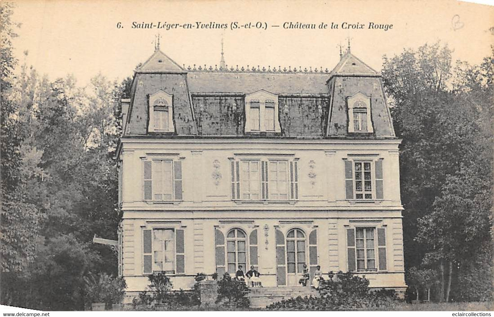 Saint Léger En Yvelines          78         Château De La Croix Rouge         (voir Scan) - St. Leger En Yvelines