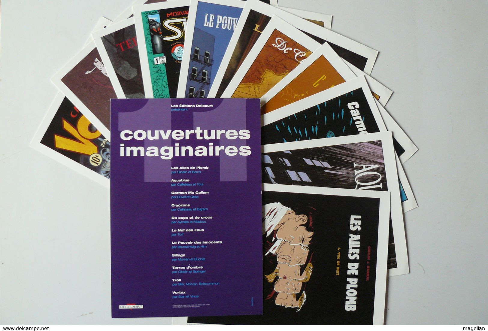 Portfolio - 11 Couvertures Imaginaires - Editions Delcourt 1998 - Voir Scans - Screen Printing & Direct Lithography