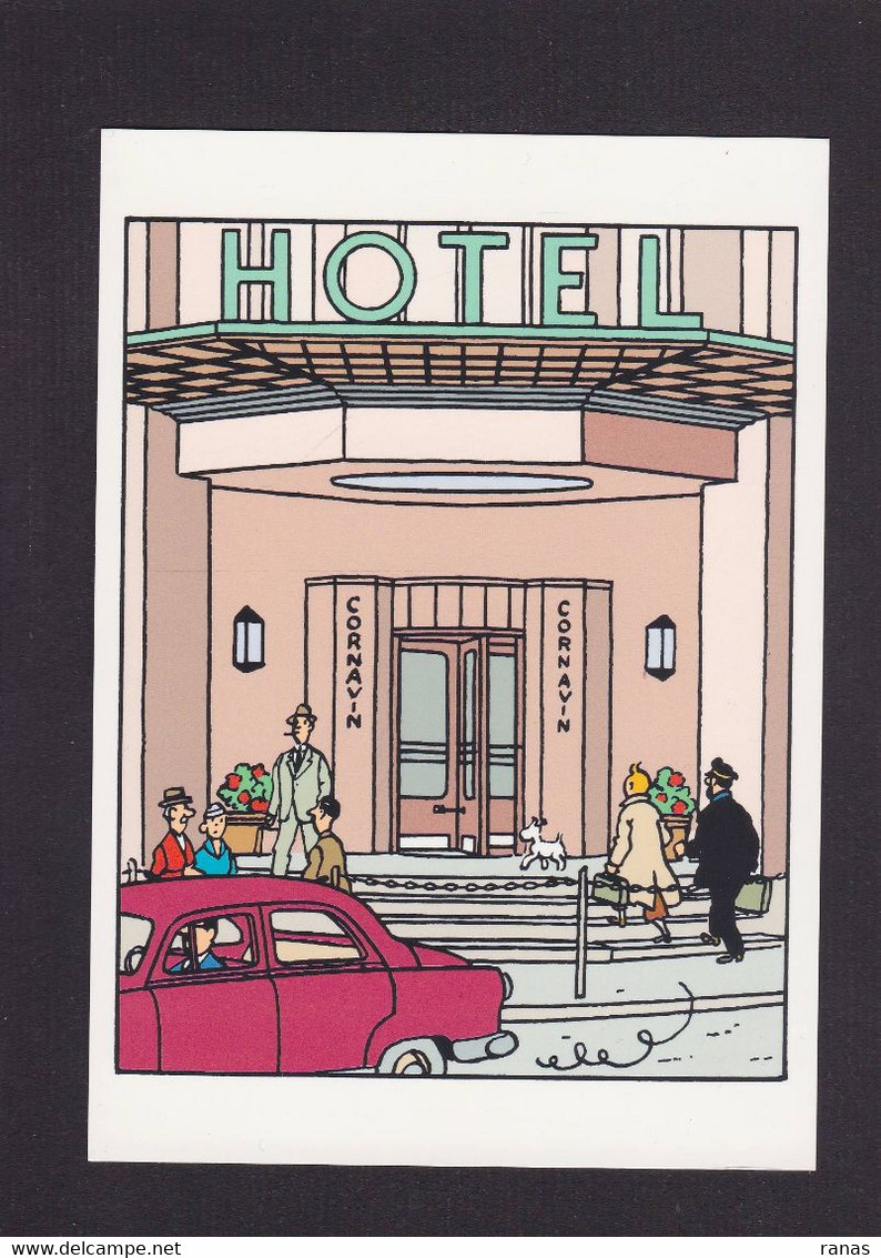 CPM Hergé Tintin Voir Scan Du Dos - Bandes Dessinées