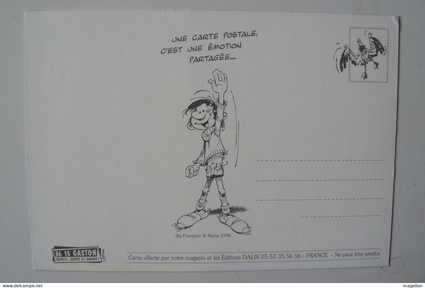 Franquin - Gaston - Divers Supports (CP, Calendrier, ...) Editions Dalix - Voir Scans - Franquin