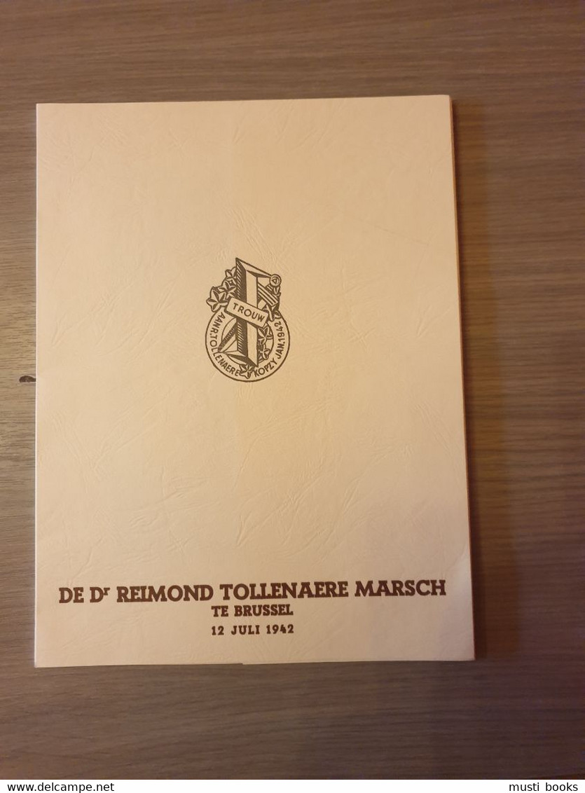 (1942 COLLABORATIE OOSTFRONT) De Dr Reimond Tollenaere Marsch Te Brussel. - Guerre 1939-45