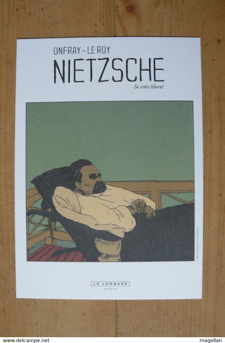 Illustration - Nietzsche - Onfray & Leroy - Ed. Le Lombard 2010 - Serigrafia & Litografia