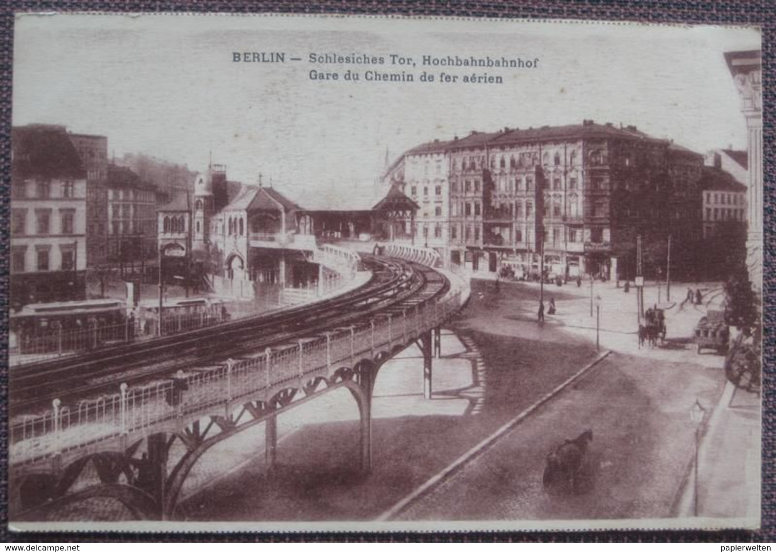 Berlin - Hochbahnbahnhof Schlesisches Tor / Gare Du Chemin De Fer Aérien / Elevated Railway Station - Kreuzberg