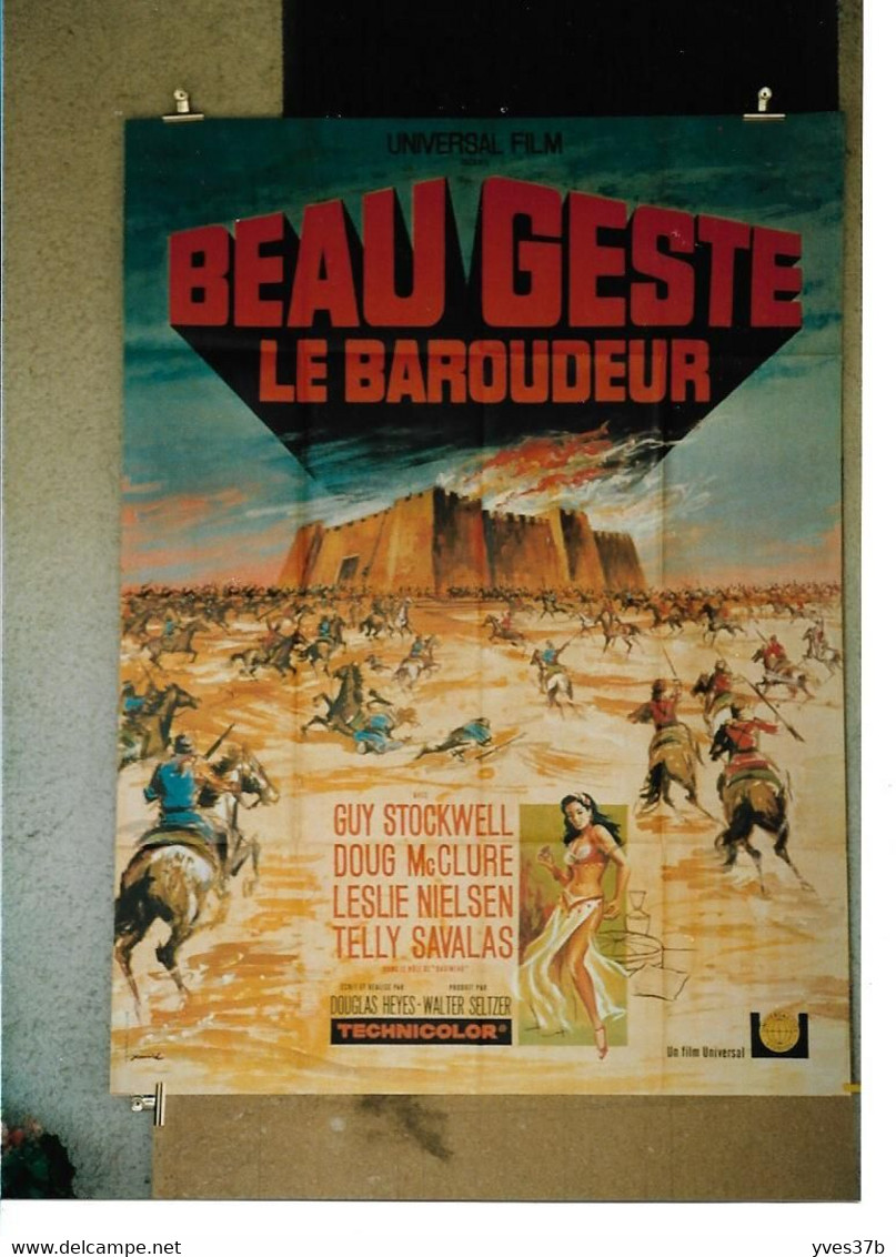 "Beau Geste, Le Baroudeur" G. Stockwell, Telly Savalas...1966 - 60x80 - TTB - Affiches & Posters