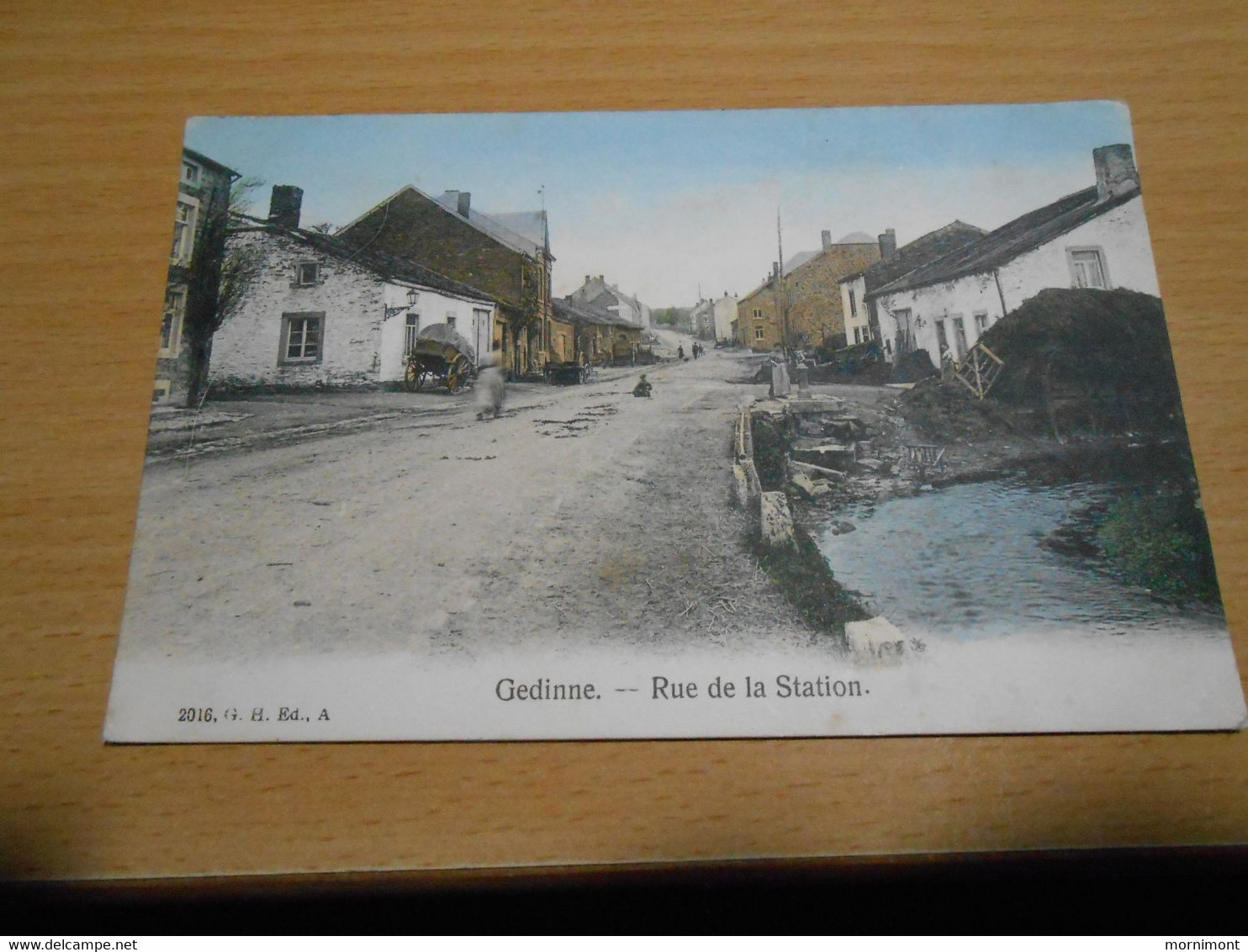 GEDINNE Rue De La Station Colorisée Circulée En 1908 - Gedinne