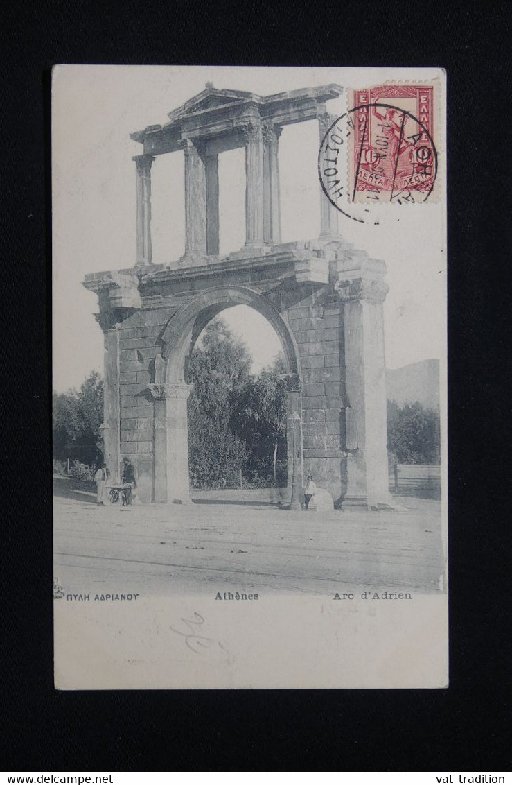GRECE - Affranchissement De Athènes Sur Carte Postale En 1909 Pour La France - L 87739 - Briefe U. Dokumente