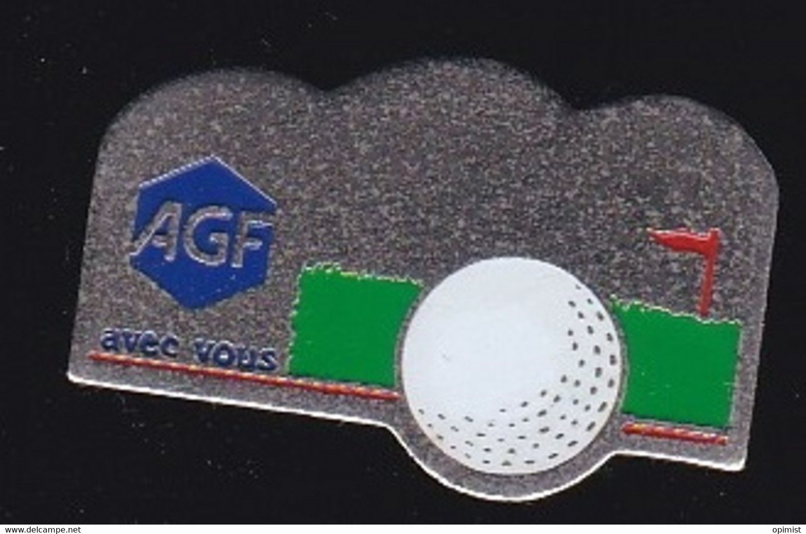 69632-Pin's.Allianz France, AGF .golf. - Golf