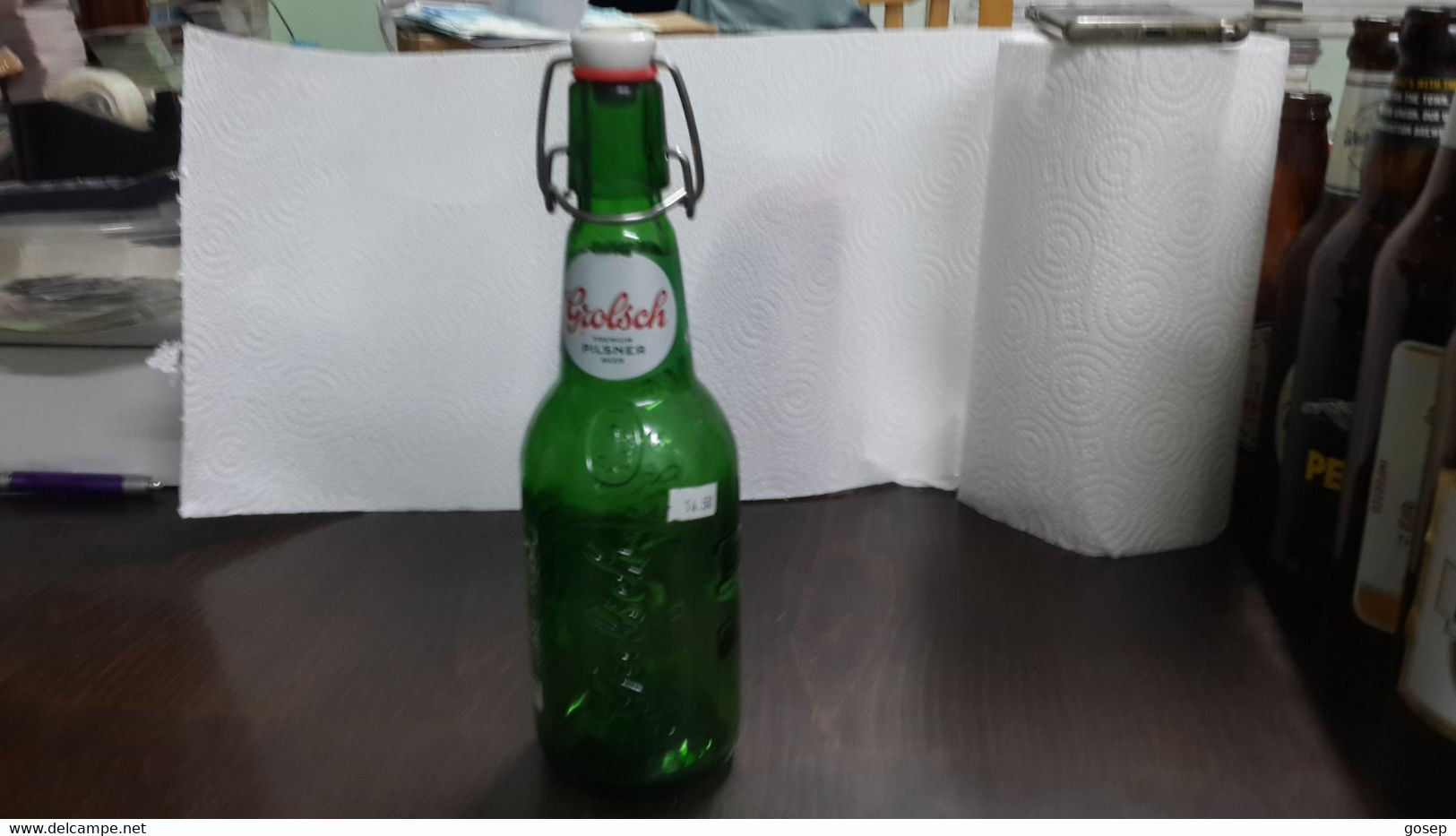 Holland-beer-grolsch-beer-from Label From Israel-(5%)-(450ml)-used - Bier