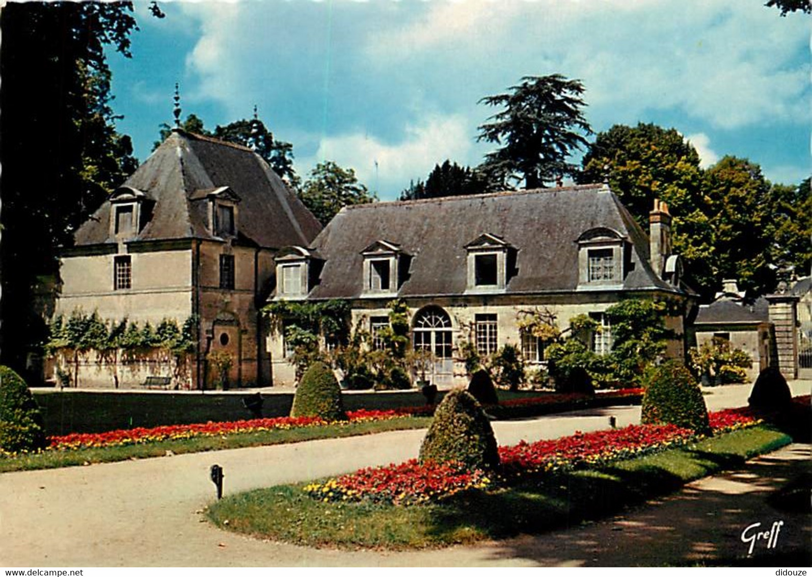 37 - Azay Le Rideau - Le Château - Fleurs - Carte Neuve - CPM - Voir Scans Recto-Verso - Azay-le-Rideau