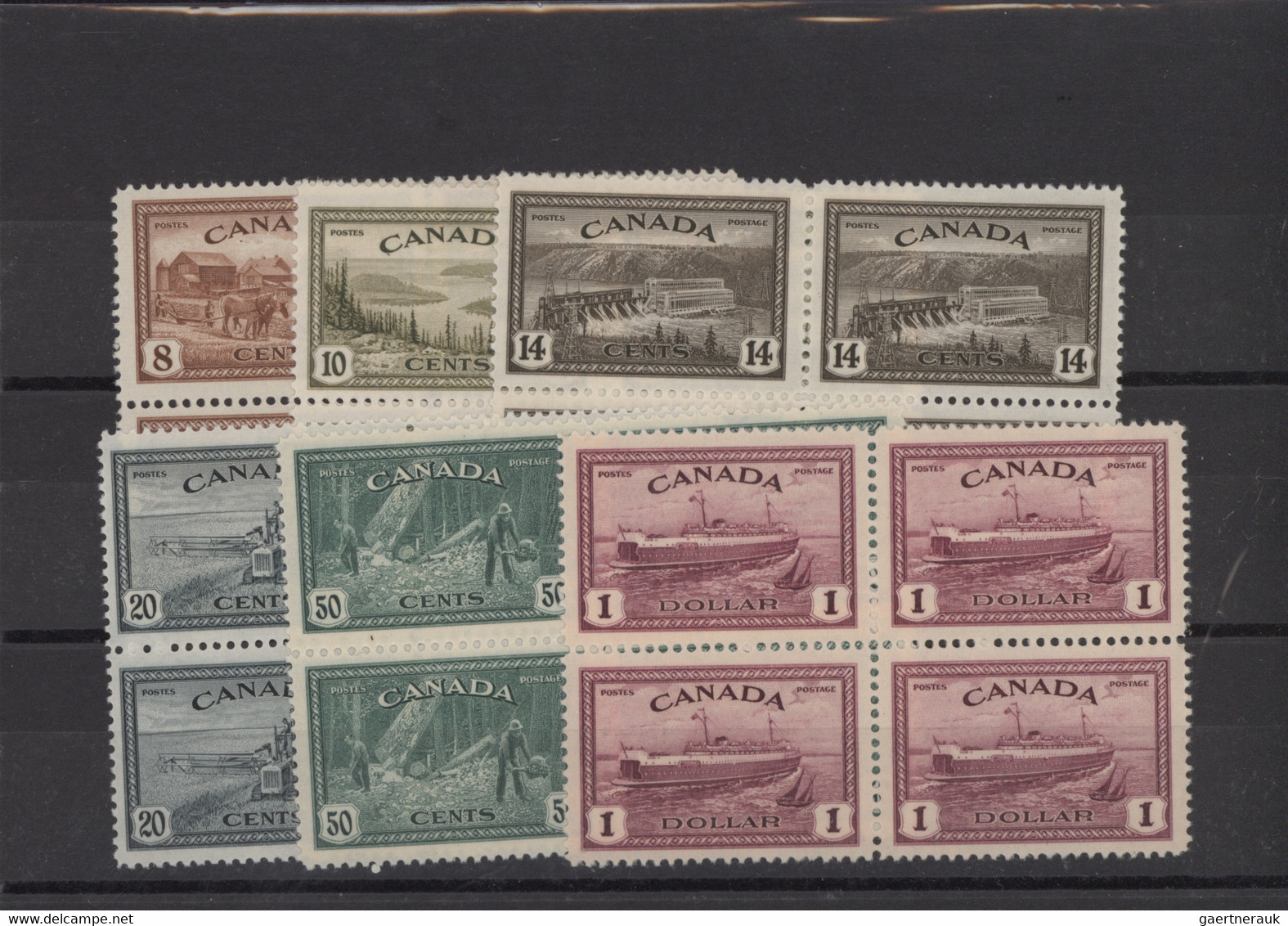 Canada / Kanada: 1935/1980 (ca.) MNH Accumulation With Many Complete Sets And Even Year Sets MNH(f.e - Collections