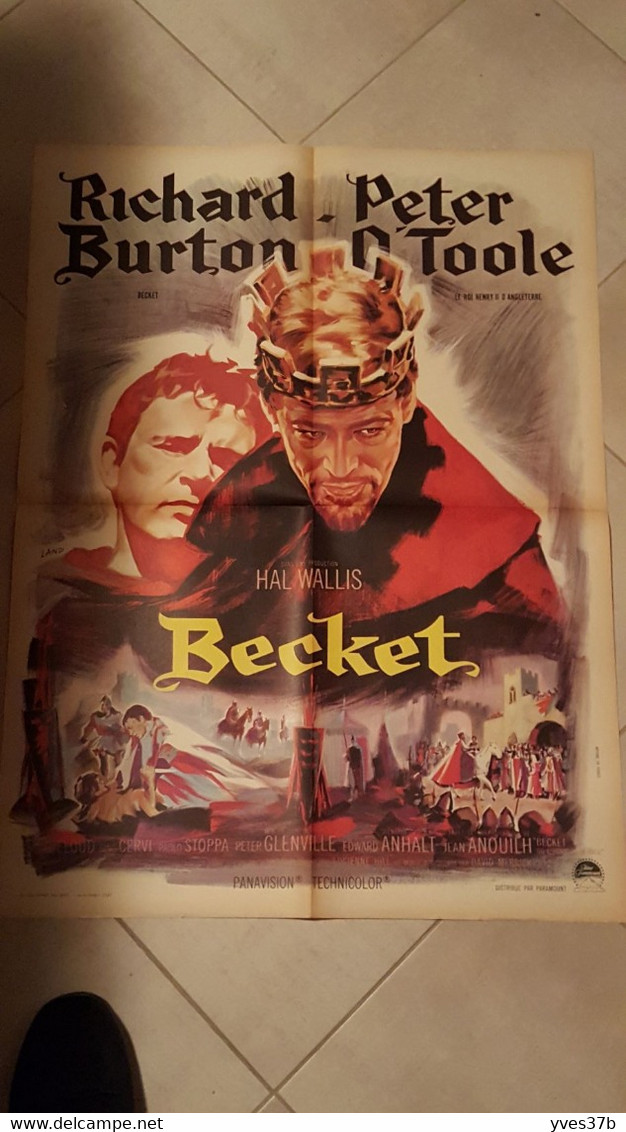 "Becket" Richard Burton, Peter O'Toole...1964 - 60x80 - TTB - Affiches & Posters