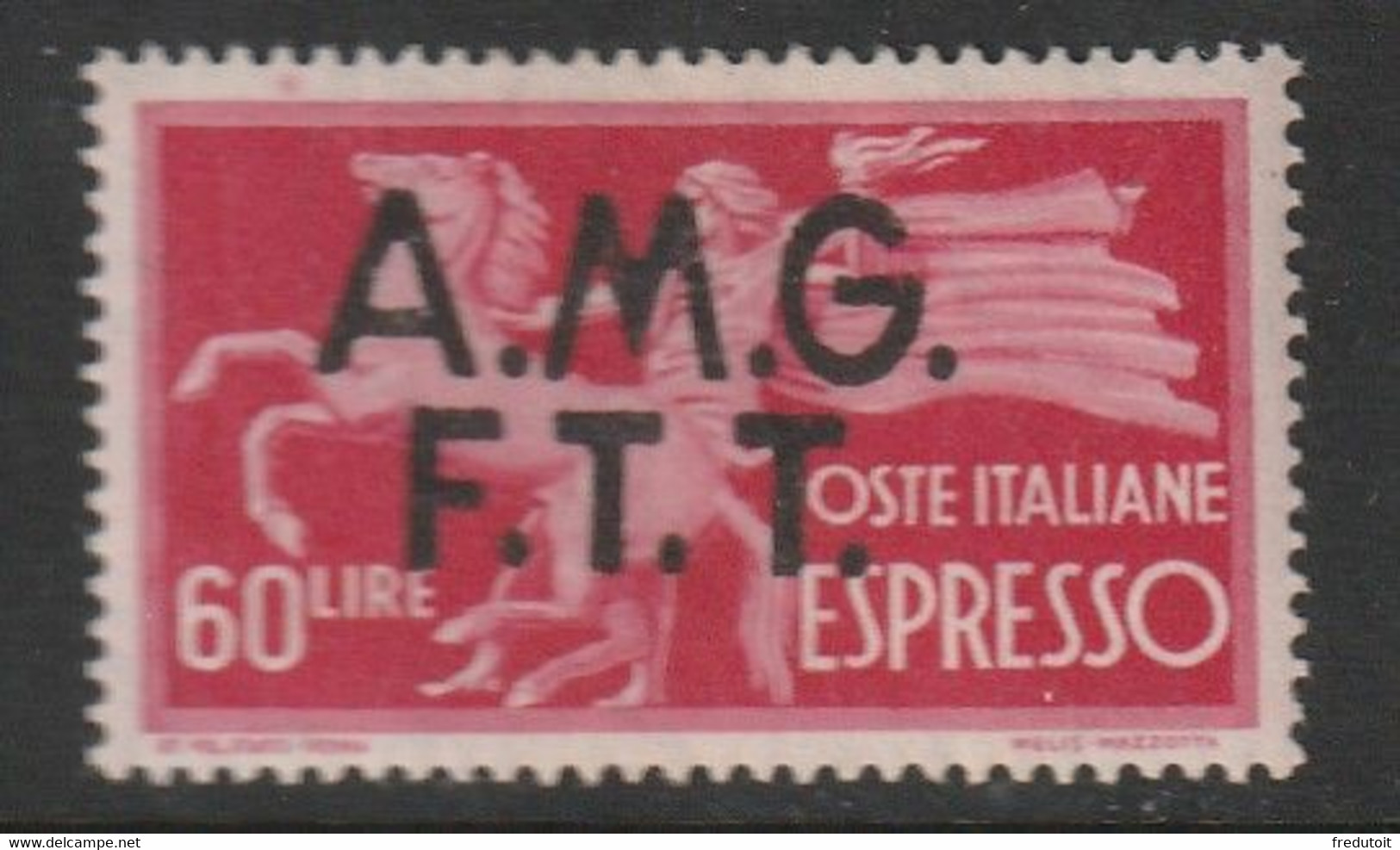 TRIESTE - Zone A - Timbre Expres N°4 * (1947-48) - Posta Espresso