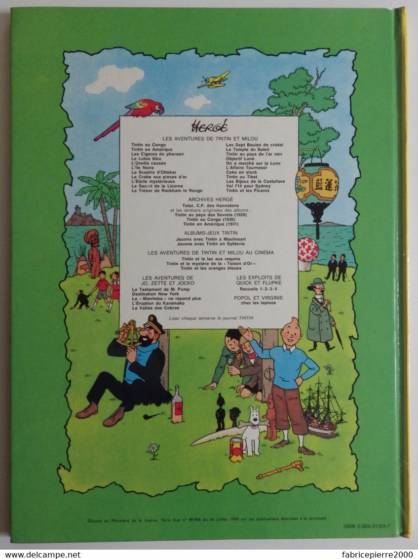 HERGE - Zo, Zette Et Jocko Le "Manitoba" Ne Répond Plus 1975 B42bis EXCELLENT ETAT - Jo, Zette & Jocko