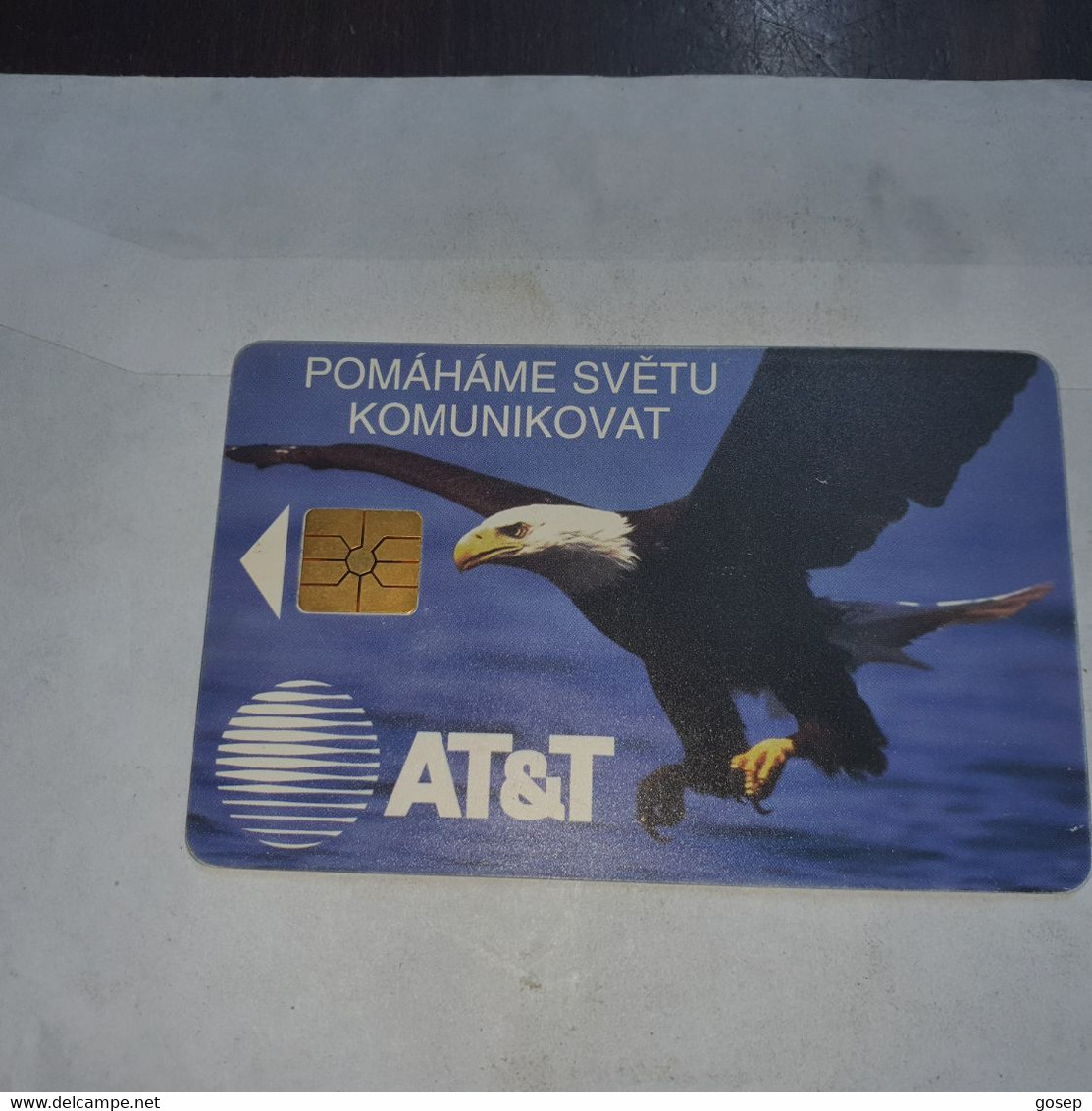 Ceska Republika-pomahame Svetu Komunikovst-(b)-(8/95)-(tirage-100.000)-used+1card Prepiad Free - Águilas & Aves De Presa