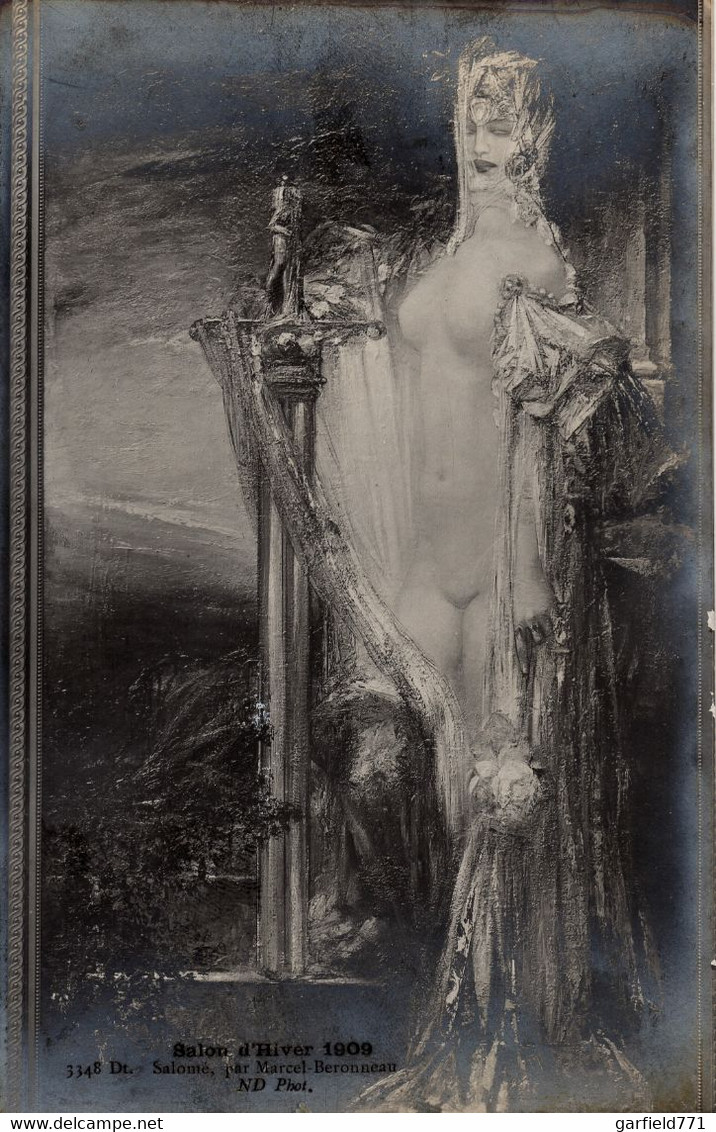 Salomé Par Marcel-Beronneau - Salon D'Hiver 1909 - NU EROTISME - ART NOUVEAU - - Other & Unclassified