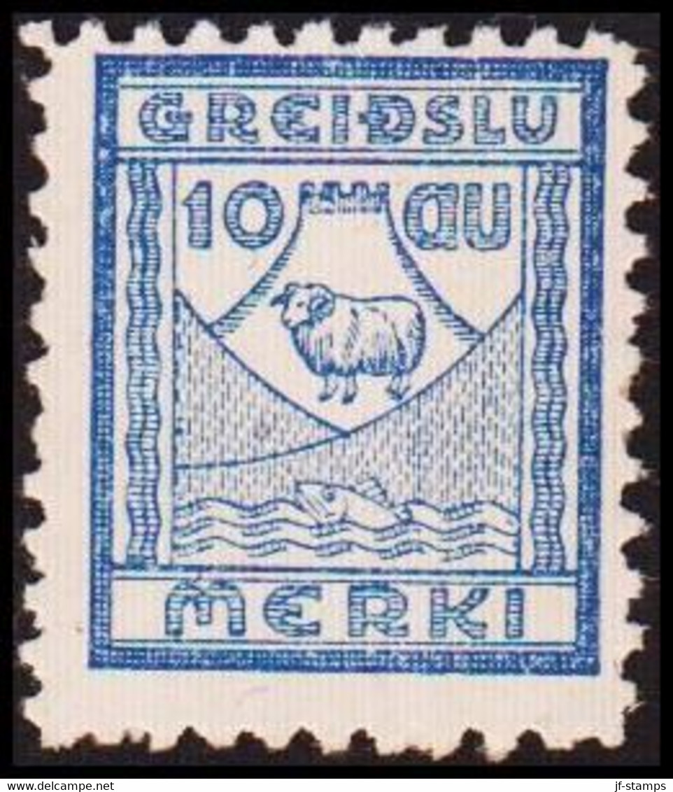 1938-1941. GREIDSLU MERKI 10 AU. Perf. 11. Never Hinged. () - JF414424 - Andere & Zonder Classificatie