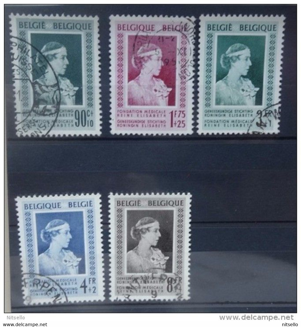 LOTE 2177 /// (C570) BELGICA 1951 YVERT Nº: 863/867 CATALOG/COTE: 58€ ¡¡¡ OFERTA - LIQUIDATION - JE LIQUIDE !!! - Used Stamps