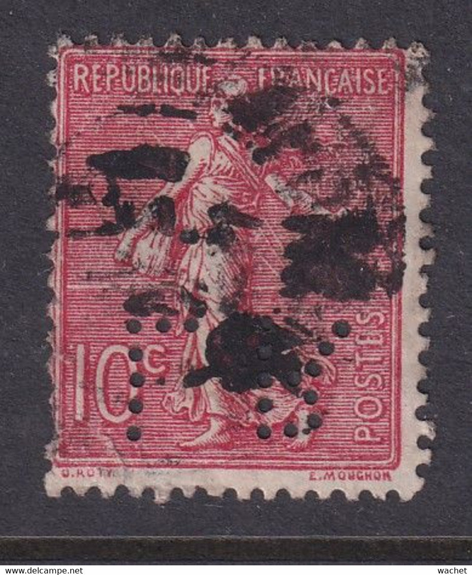 Perforé/perfin/lochung France No 129  LR  L. Reinhart Société D'Impor. Et Commis. - Andere & Zonder Classificatie