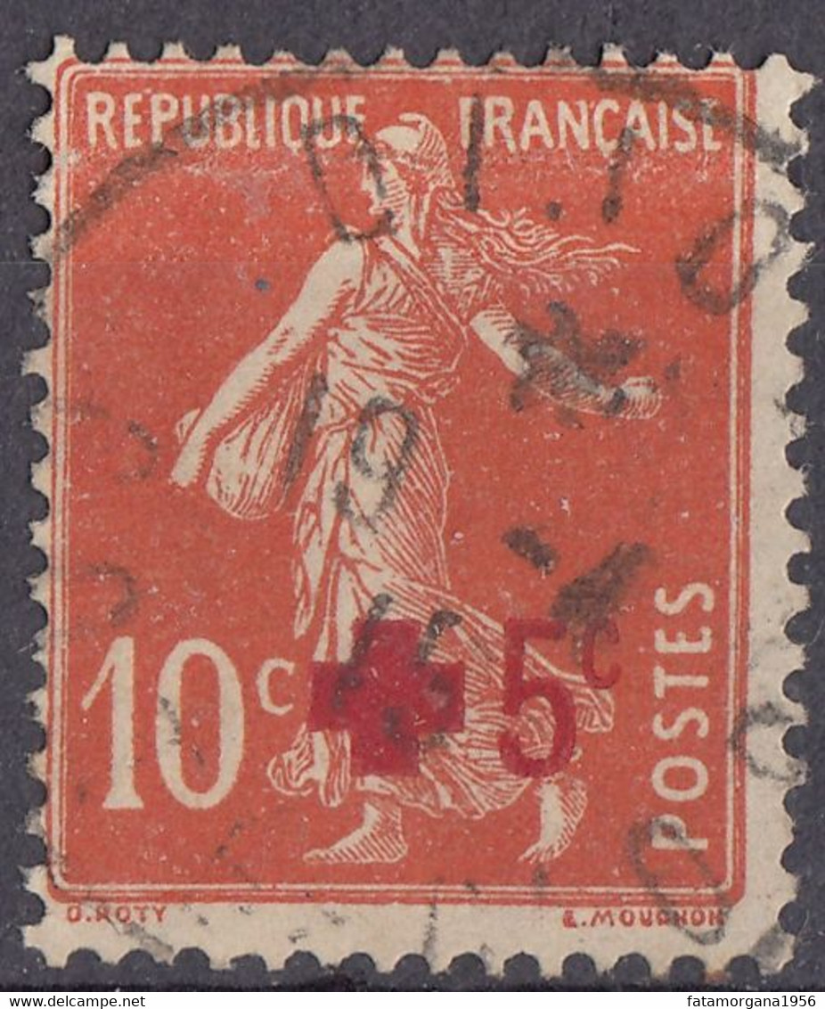 FRANCIA - FRANCE - 1914 - Yvert 146 Usato Di Seconda Scelta. - 1906-38 Semeuse Camée