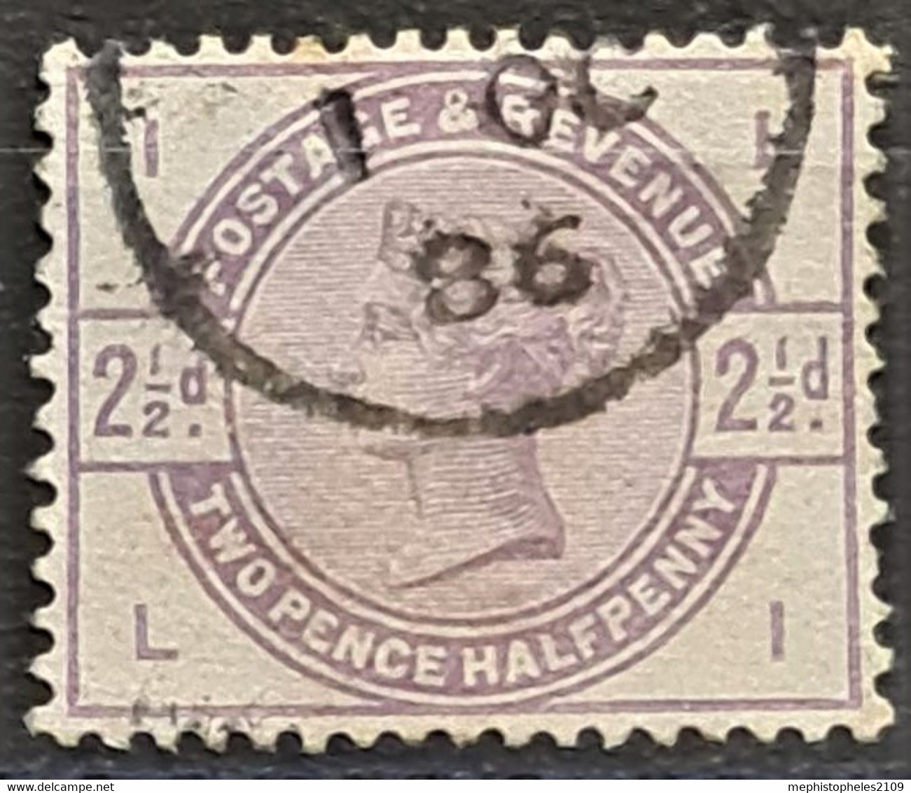 GREAT BRITAIN 1884 - Canceled - Sc# 101 - 2.5d - Usados