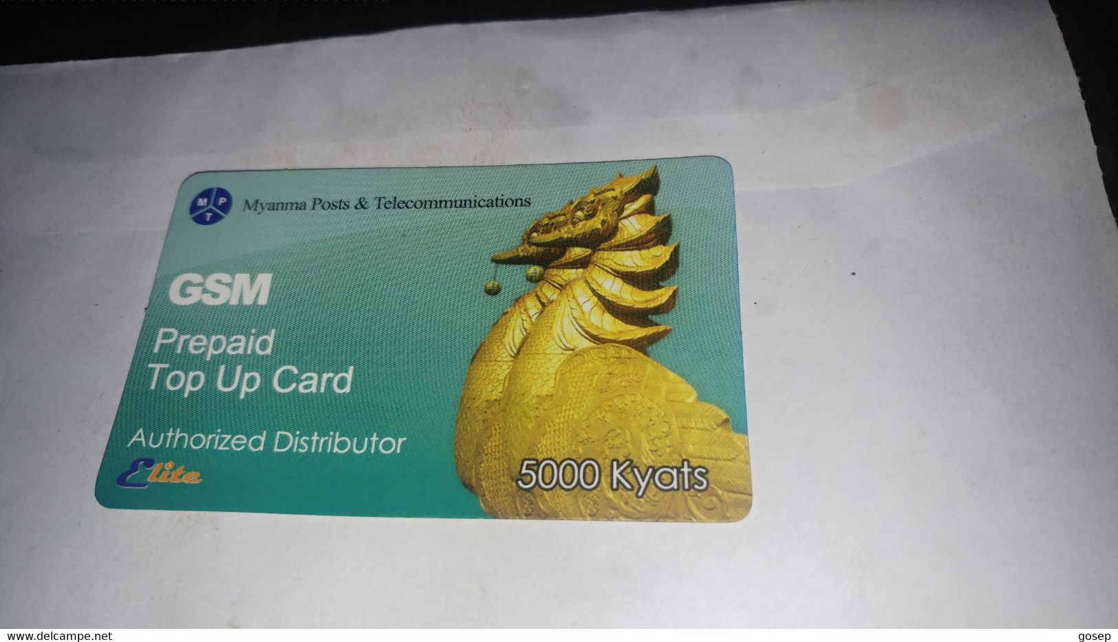 Myanmar-g.s.m-prepiad To Up Card-authorized-(23)-(2204140501779982)-(5.000kyats)-used Card+1card Prepiad Free - Myanmar