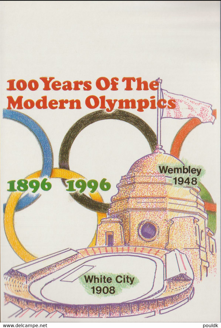 Mint Postcard - Artist Stuart Smith: British Olympic Stadiums (G117-60) - Olympic Games