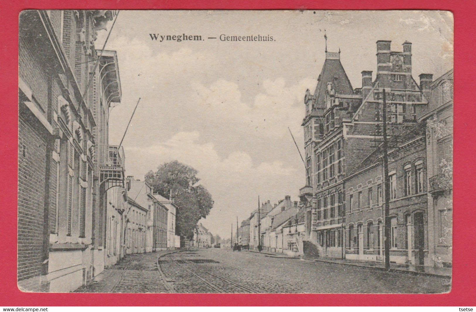 Wijnegem -  Gemeentehuis - 1921 ( Verso Zien ) - Wijnegem