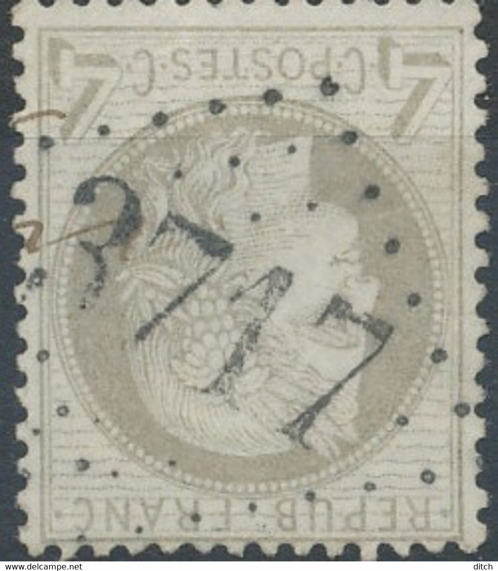 D - [41217]TB//O/Used-N° 52, TB Obl 'GC3717' St-Leger-Sous-Beuvray' (70) - 1871-1875 Ceres