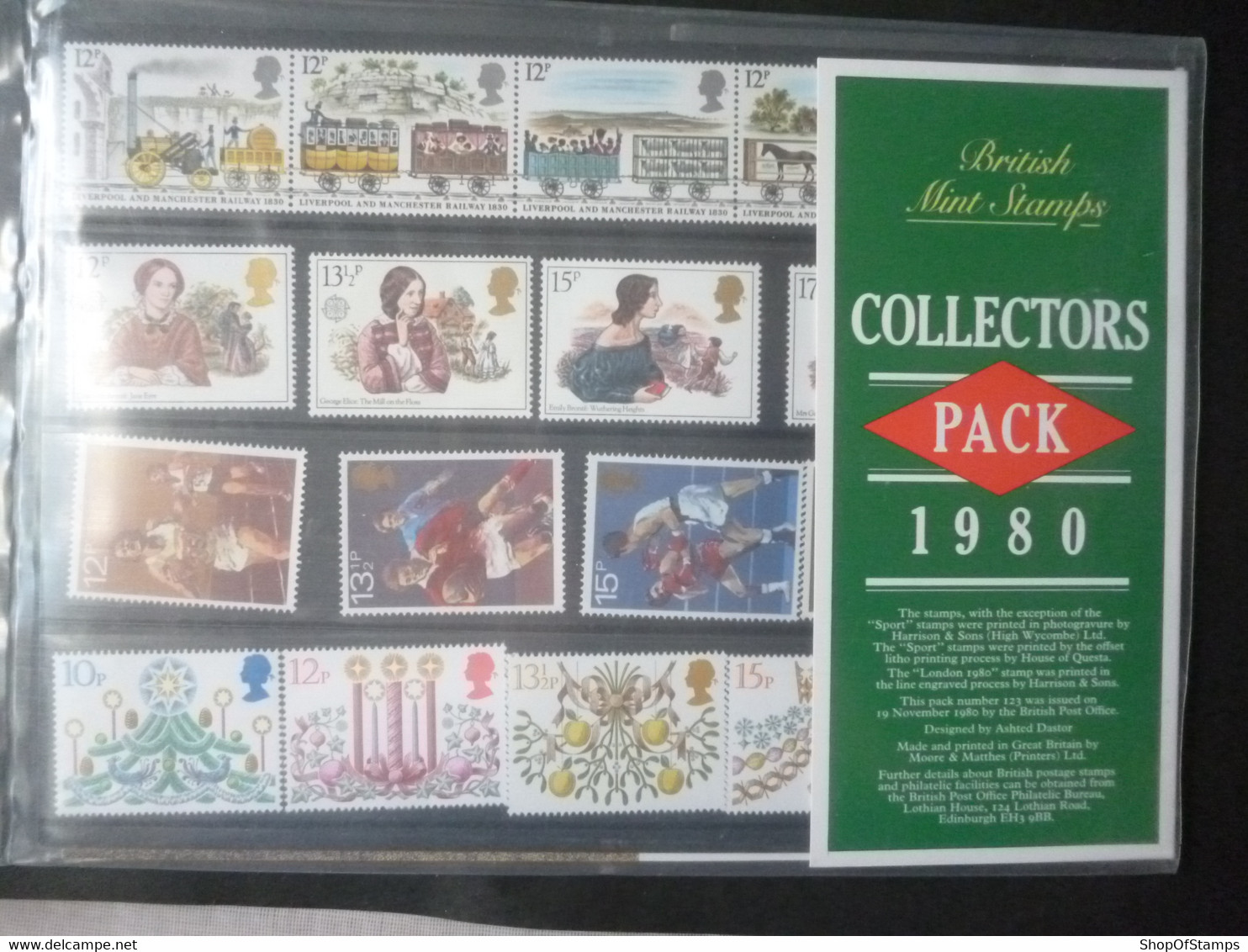 GREAT BRITAIN 1980 YEAR PACK From GPO - Volledige & Onvolledige Vellen